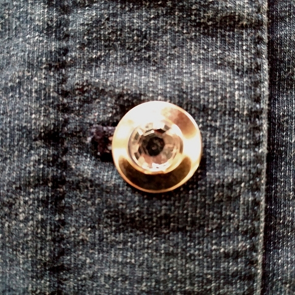 Quacker Factory DreamJeannes Rhinestone Sleeveless Jacket - Picture 6 of 7